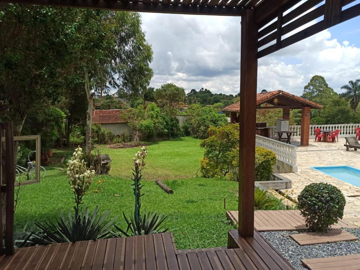 Chacara Em Ibiuna Sao Roque A 70Km De Sp Com Piscina E Wi-Fi Villa Bagian luar foto