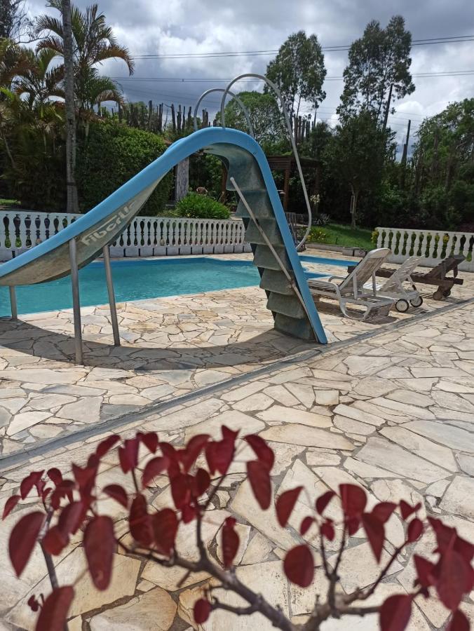 Chacara Em Ibiuna Sao Roque A 70Km De Sp Com Piscina E Wi-Fi Villa Bagian luar foto